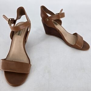Steve‎ Madden Brown Wedge Sandals